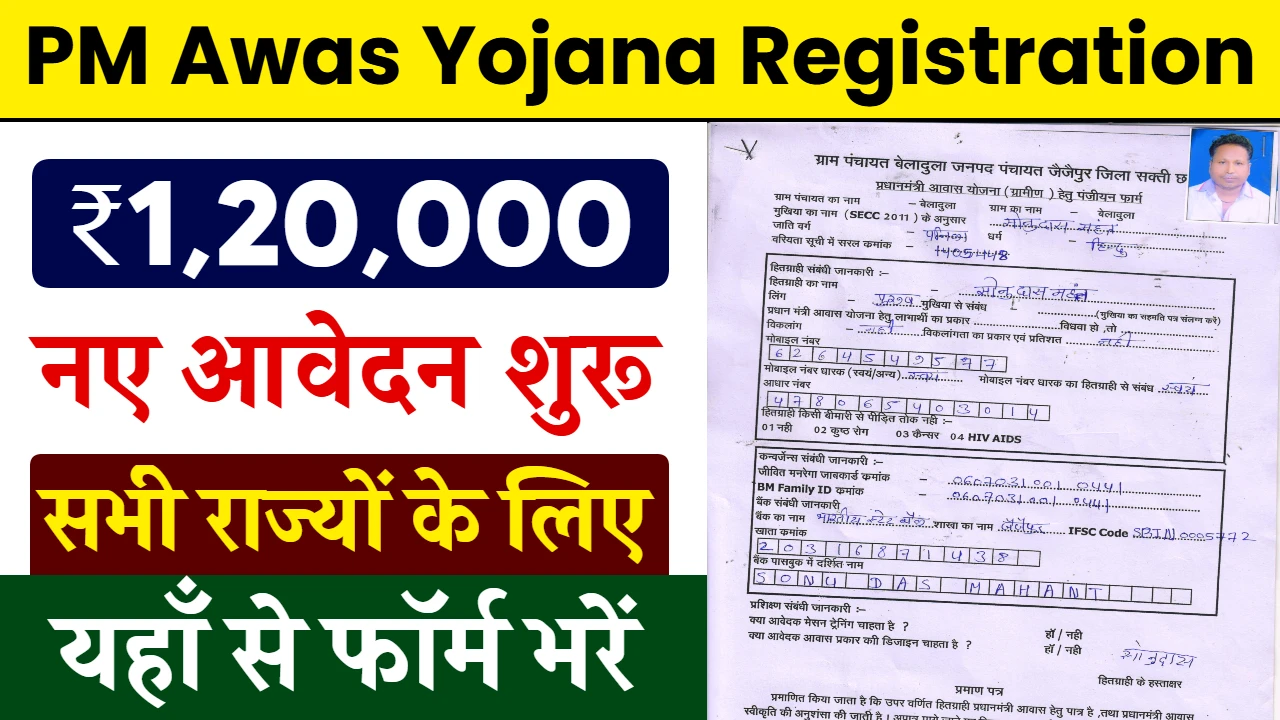 Pradhan Mantri Awas Yojana 2024-25 Registration